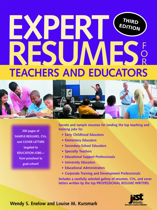 Title details for Expert Resumes for Teachers and Educators by Wendy Enelow - Available